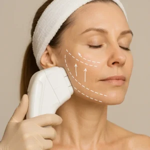 Woman having HI-FU to reduce wrinkles call LA LIPO Chingford Now!