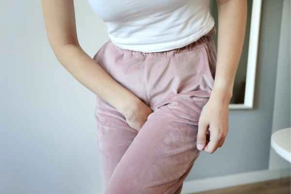 woman struggling with urine incontinence Chingford