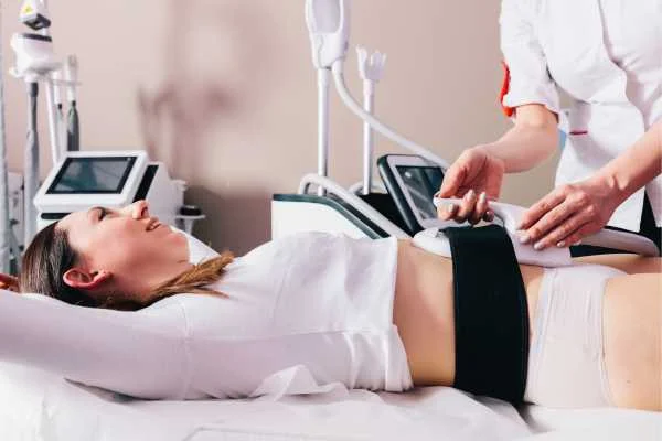 woman having body sculpting to help improve her body image and her mental health Chingford