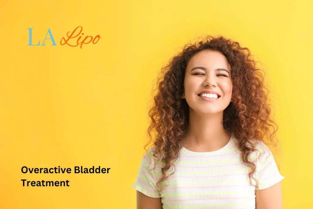 woman smiling about overactive bladder treatment Chingford solutions